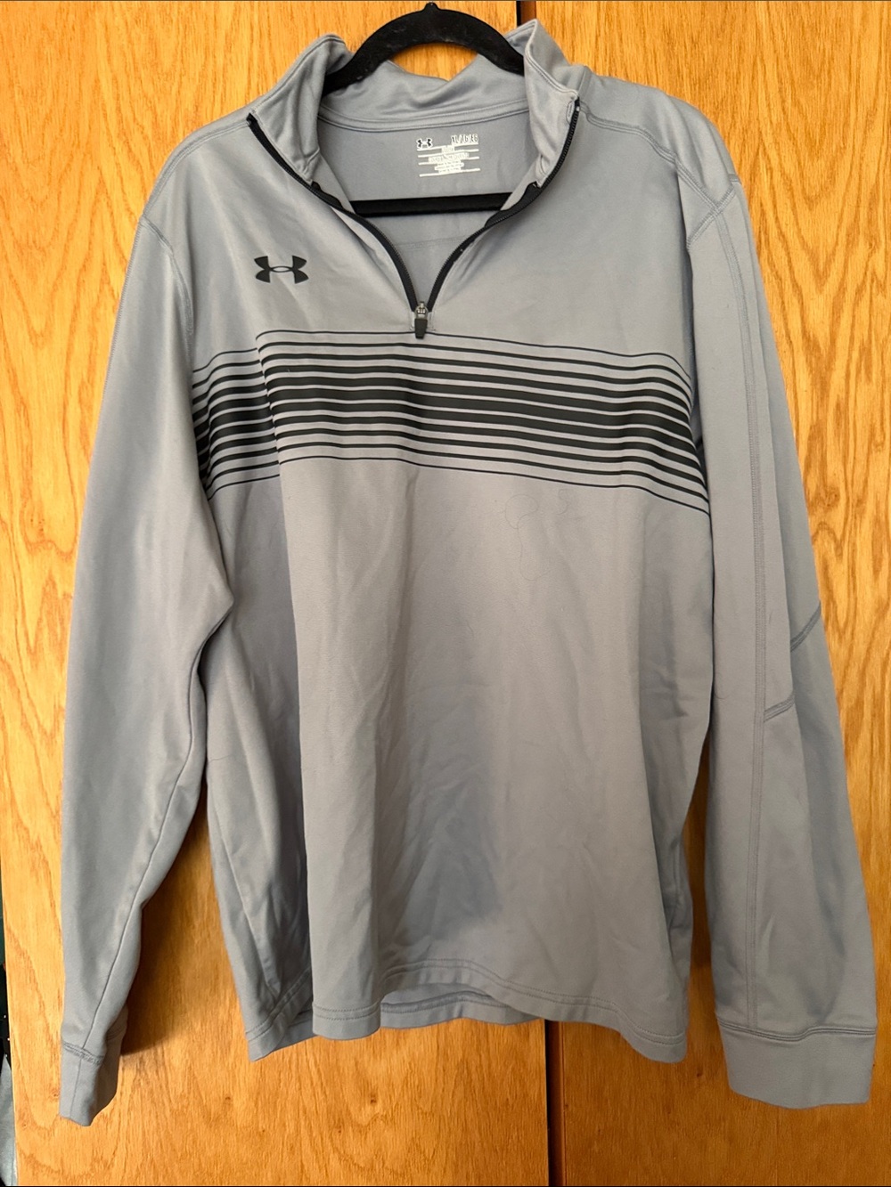 Under Armour Gray Men's Quarter-Zip Performance Pullover